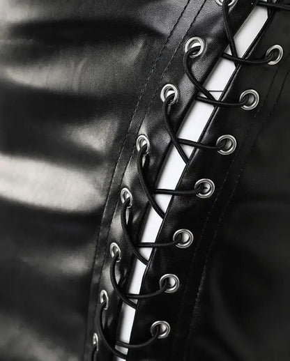 Saia Curta com Cadarço – Realce Seu Corpo com Atitude e Estilo